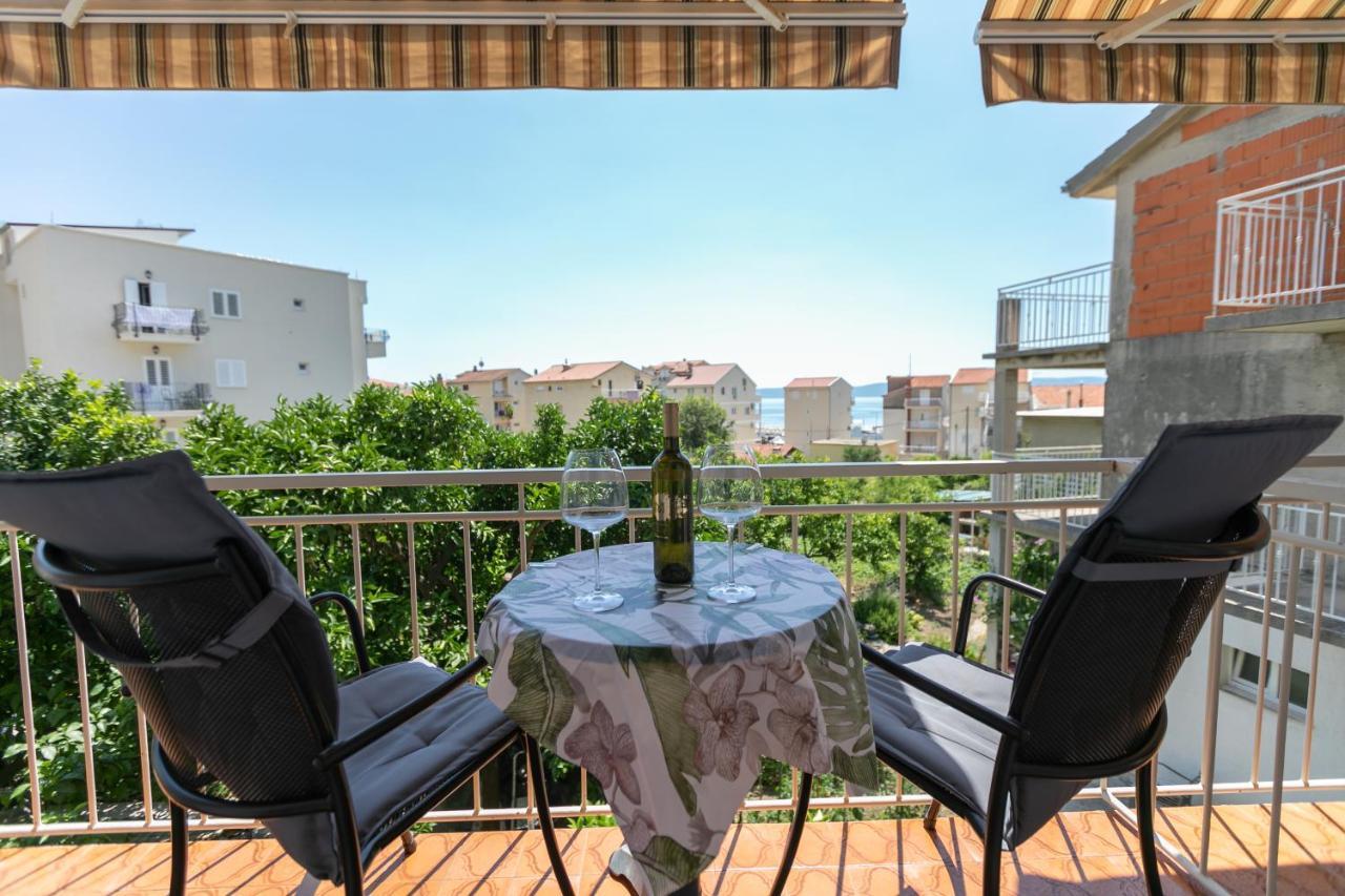 Apartman Borić Podgora Bagian luar foto