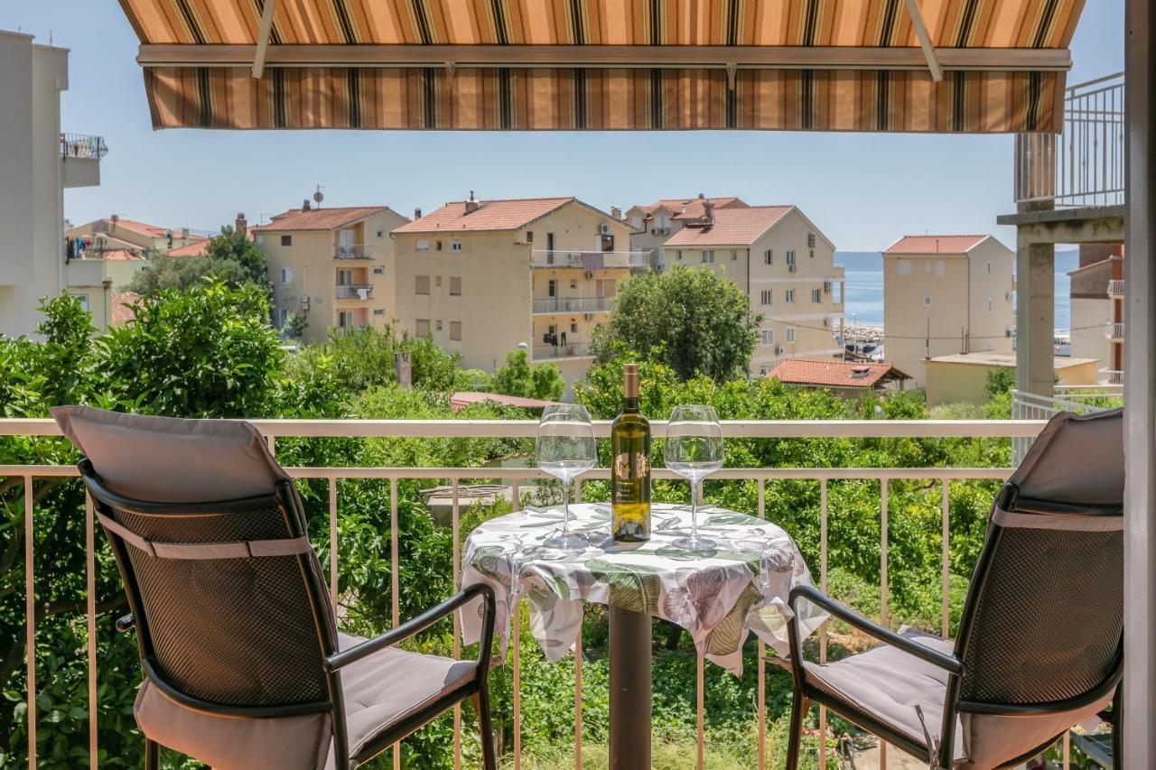 Apartman Borić Podgora Bagian luar foto